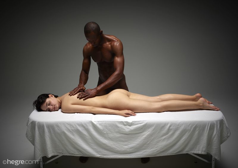 Krankenschwester Bbc Zierlicher Massage