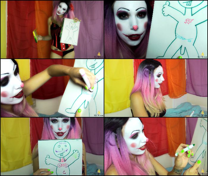 Kitzi Klown - Human Canvas Preview