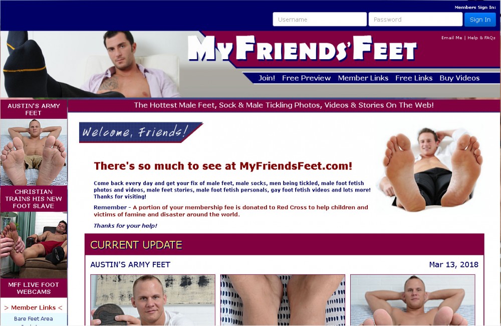 Myfriendsfeet update2002 SiteRip