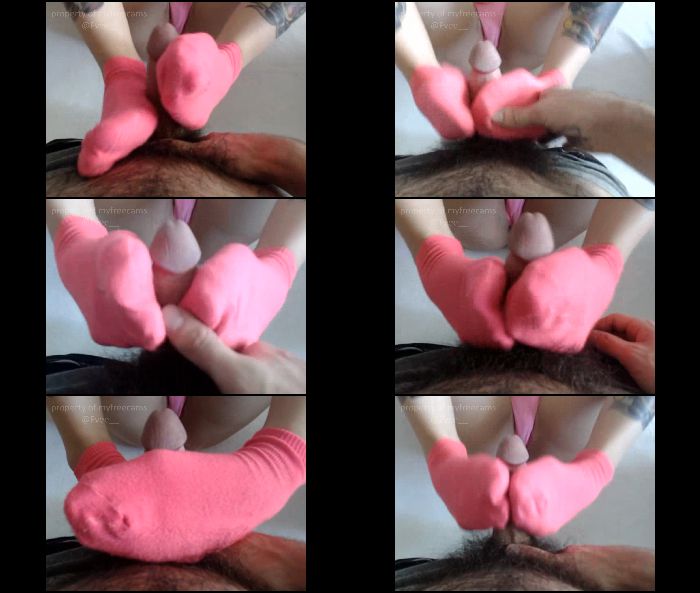 Ashlie Lotus - pink socks Preview