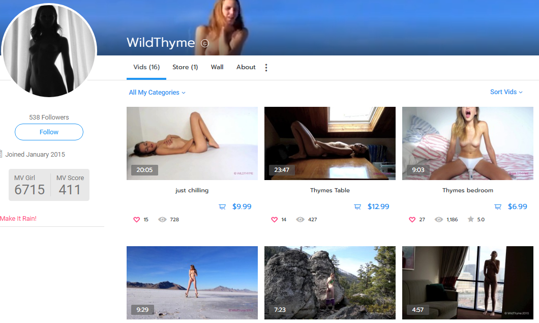 WildThyme - manyvids.com - Siterip - Ubiqfile