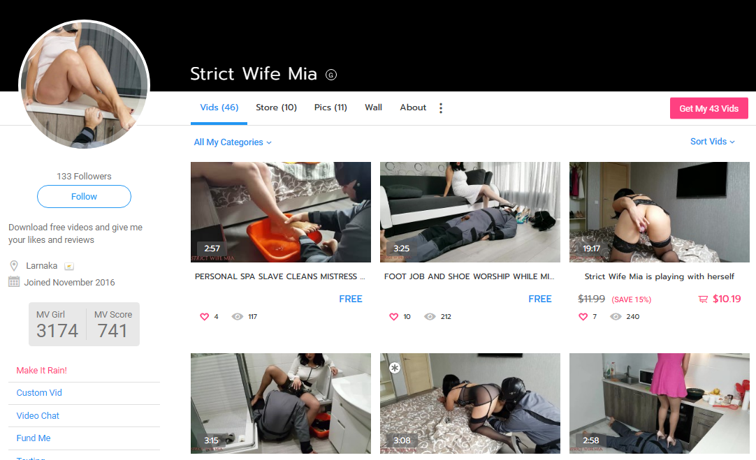 Strict Wife Mia - manyvids.com - Siterip - Ubiqfile