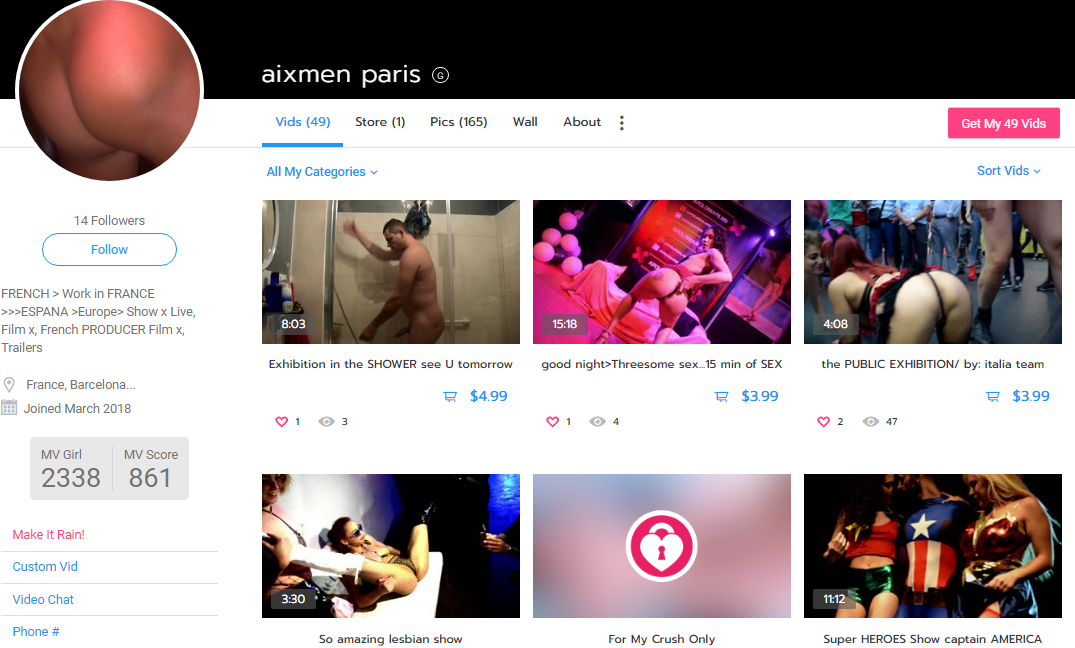 aixmen paris - manyvids.com - Siterip - Ubiqfile