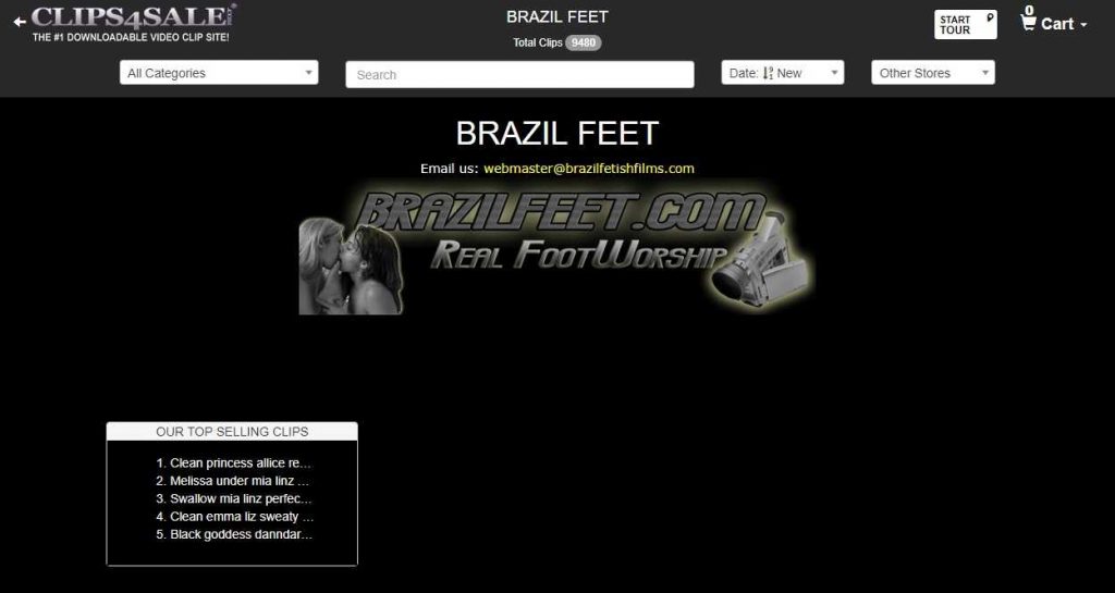 Brazil Feet � Site Rip 550 videos 60.3 GB Brazil Feet is mainly featuring L...