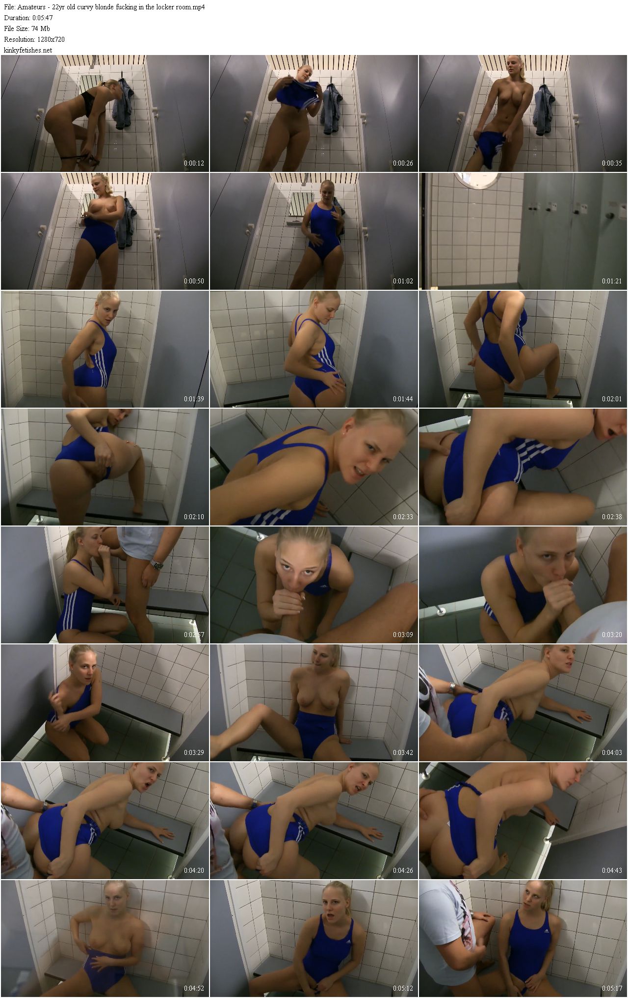 Amateurs  22yr old curvy blonde fucking in the locker room (2018/MyWhiteTeens/HD)