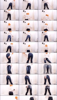 Misha Mystique Wet Denim Designer Jeans in Shower Preview