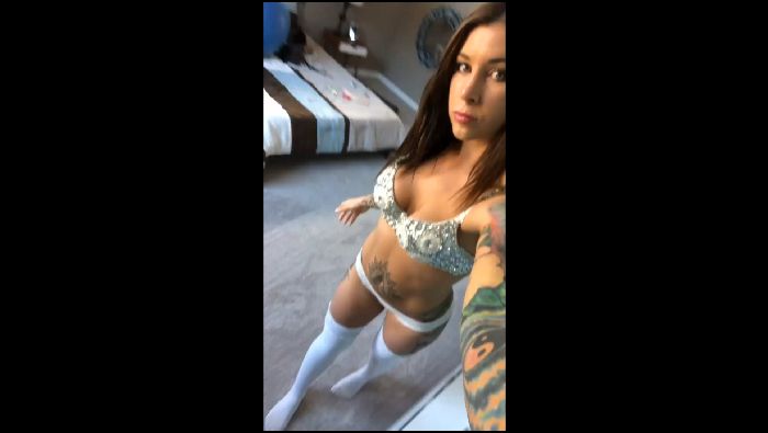 Felicity Feline Teasing with clothes on Preview