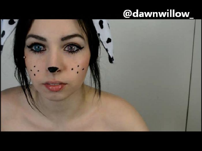 Dawn Willow Puppy Play with Oiled Body Preview