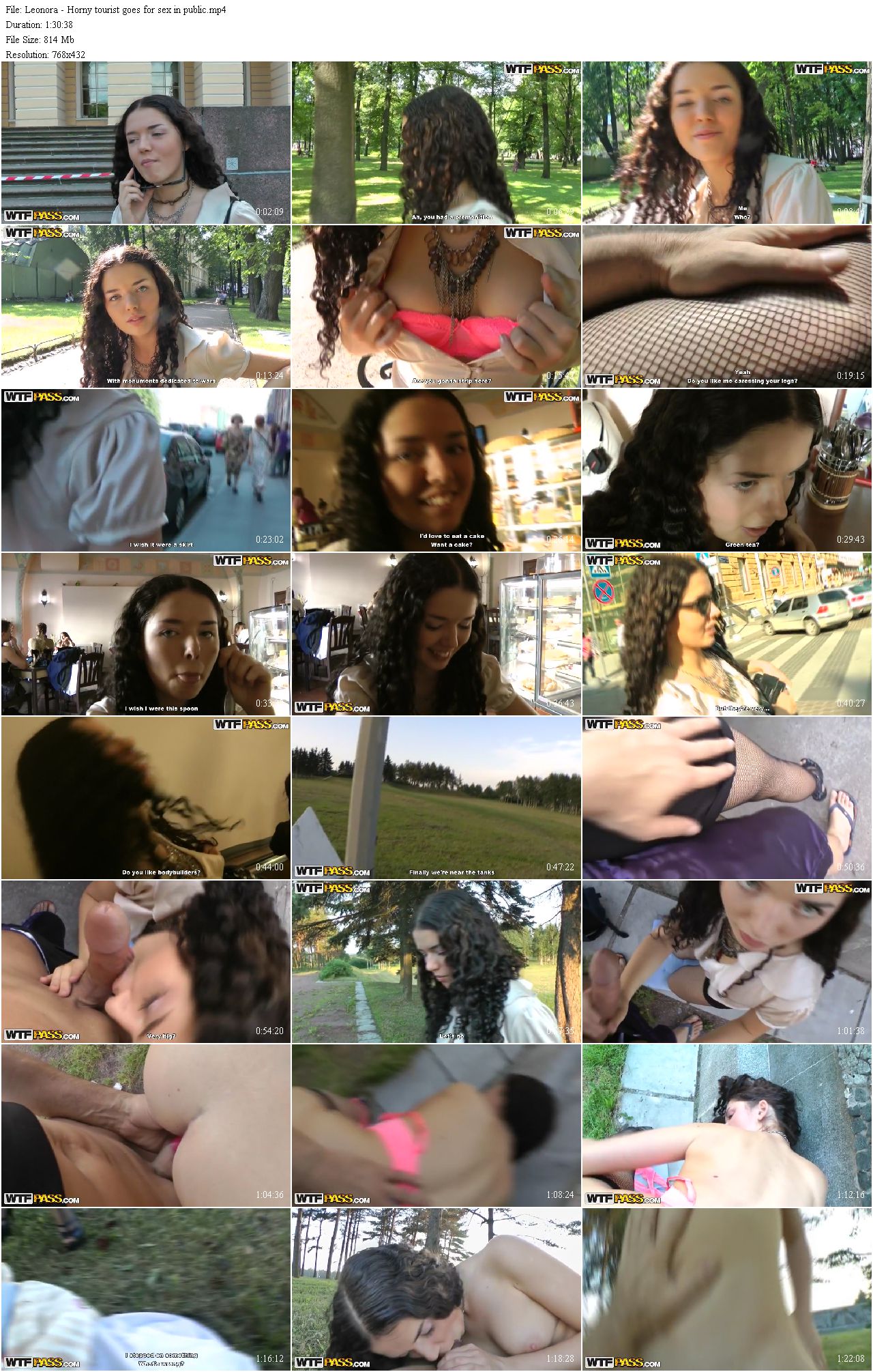 Leonora Horny tourist goes for sex in public (PublicSexAdventures/WTFPass/2019/Standart quality) Leonora Horny tourist goes for sex in public (PublicSexAdventures/WTFPass/2019/Standart quality)