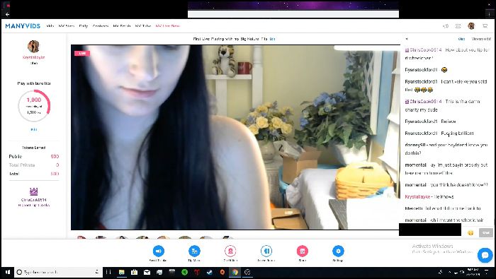 krystallayke live playing with my big natural tits 2019 02 26 5d6TFZ Preview