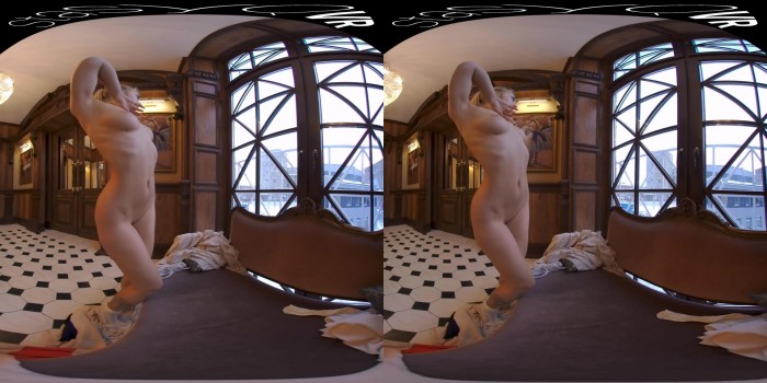 [StasyQVR] SantorinyQ – Blondes Look Good in Anything (Oculus Go/4K)