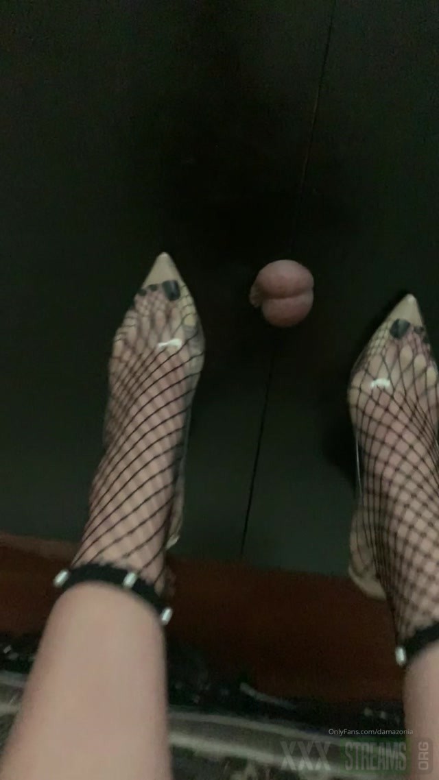 damazonia 09 10 2019 My beautiful feet in transparent shoes crushing some balls..... and I m loving 