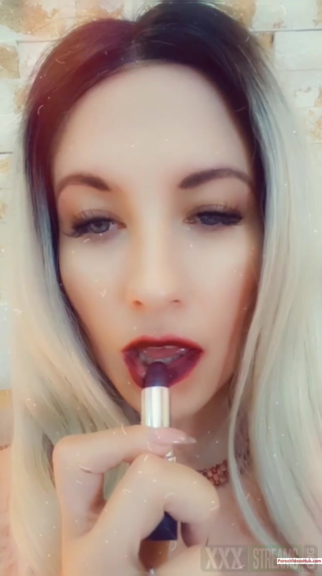 Goddess Natalie in Mesmerised into lipstick addiction sissification 22.98 Premium user request .mp4.