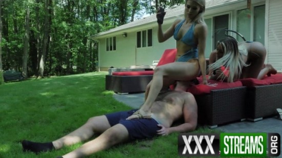 Brat Princess 2 Amber and Ava Full Weight Face Sitting Bikini Content 00015