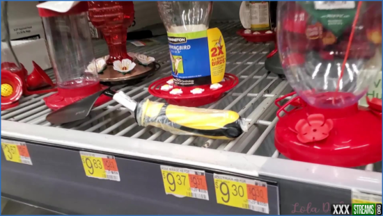 Lola DeLaRosa Micro Bikini Masturbating In Store