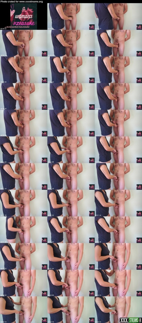 A Womans Pleasure Standing Handjob Clip