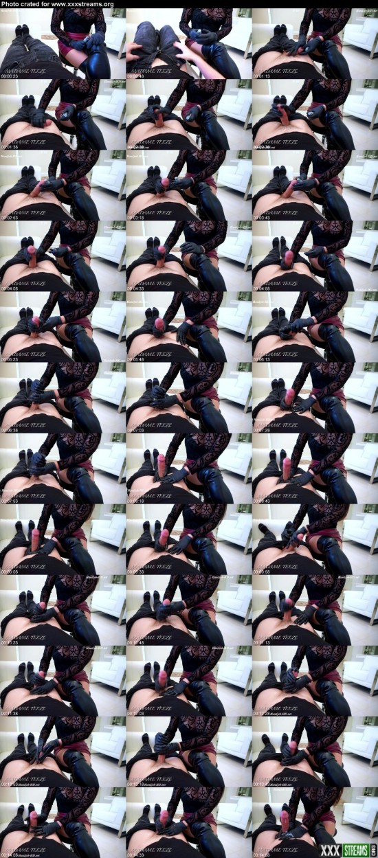 Black Glove Stimulation Training Madame Teeze