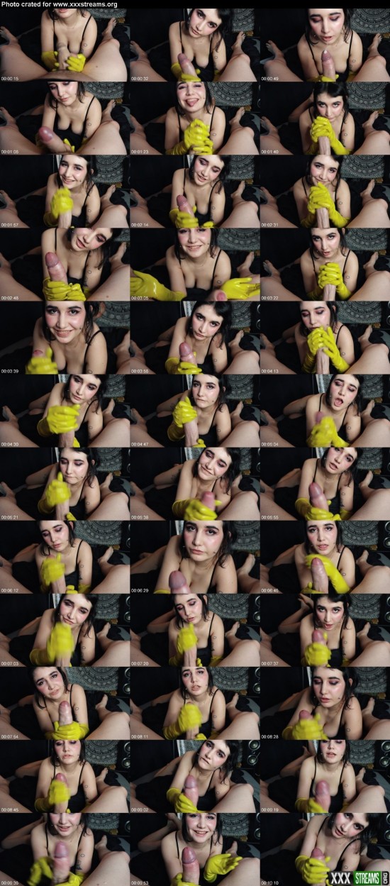 Latex Gloves Handjob 2 Ruined Orgasms DominatrixVera