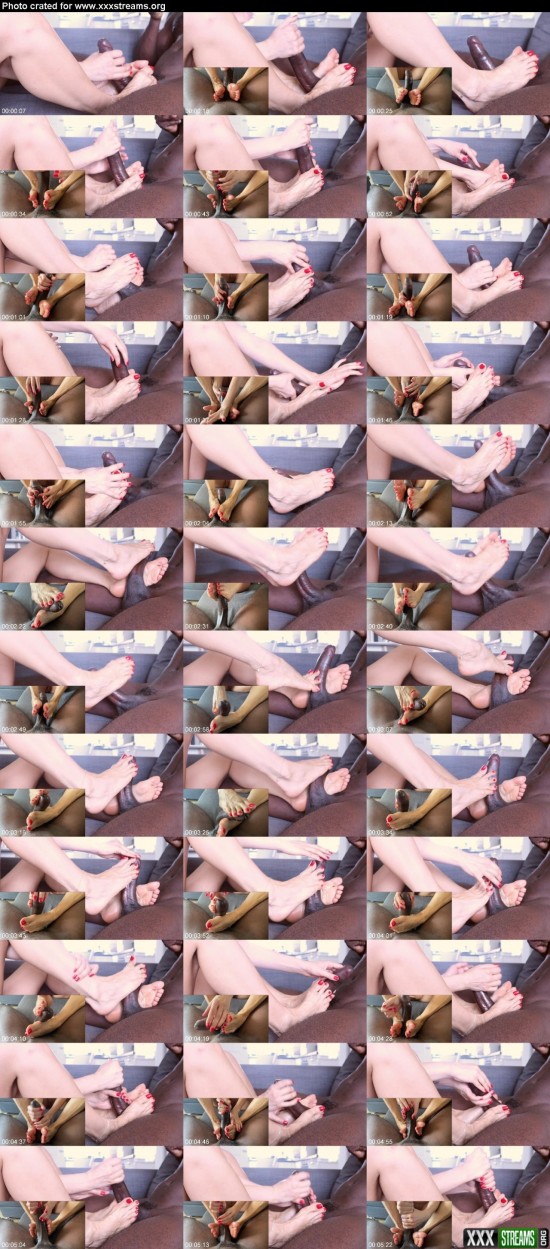 TheDongKinger Housewifes Footjob Makes BBC Cum Hard