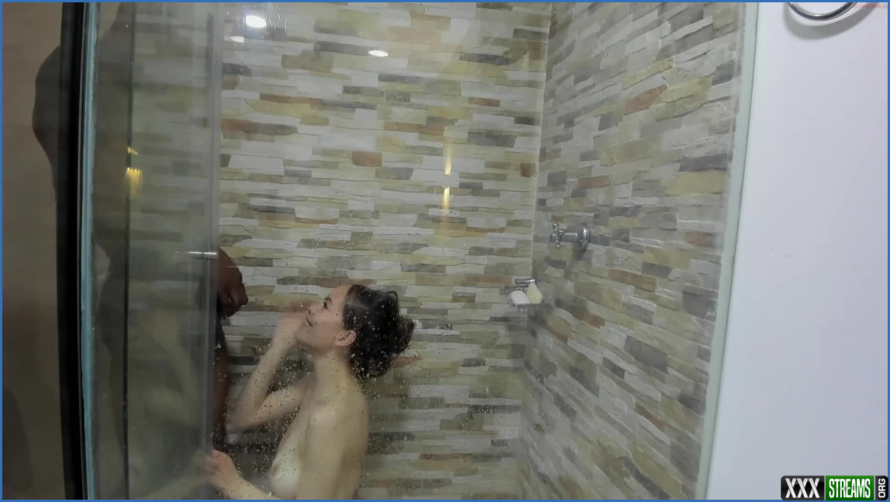 sex shambles shower time blackwhite fuck 2
