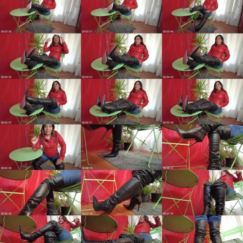 ReinaLeather - Boot And Jeans Licking Service 4