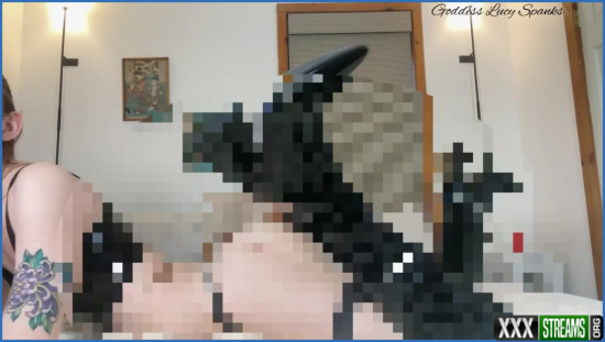 Lucy Spanks Lick Boots not Pussy CENSORED