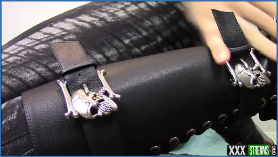 Miss Melissa Kiss My Demonia Boot Buckles