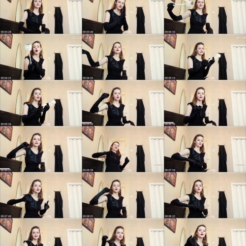 Lady Suzanne - Black gloves, brown pleasure 4
