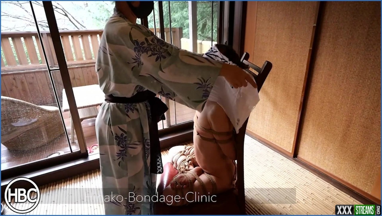 Hinako House of Bondage - Strict Cross Legged Shibari Rope Chair Bondage 2